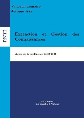 Revue des Nouvelles Technologies de l'Information : Extraction et Gestion des Connaissances, EGC4202