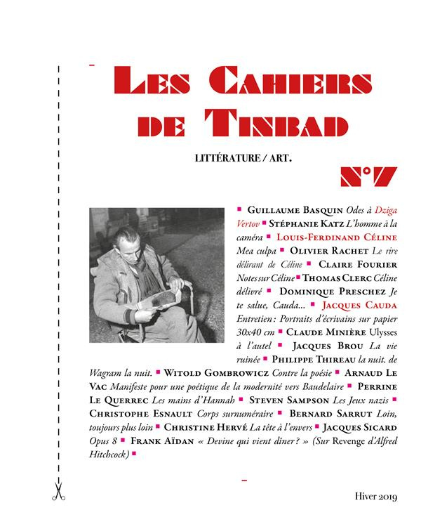 Les Cahiers de Tinbad N° 7, Hiver 2019