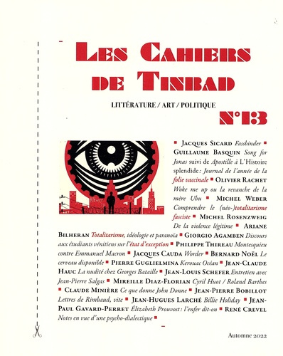 Les Cahiers de Tinbad N° 13, automne 2022