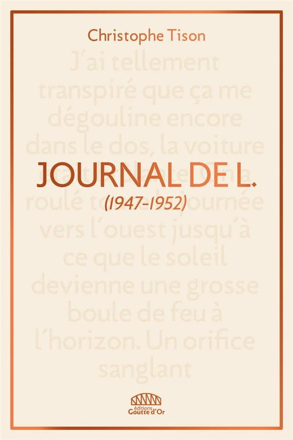 Journal de L. extraits 1947-1952