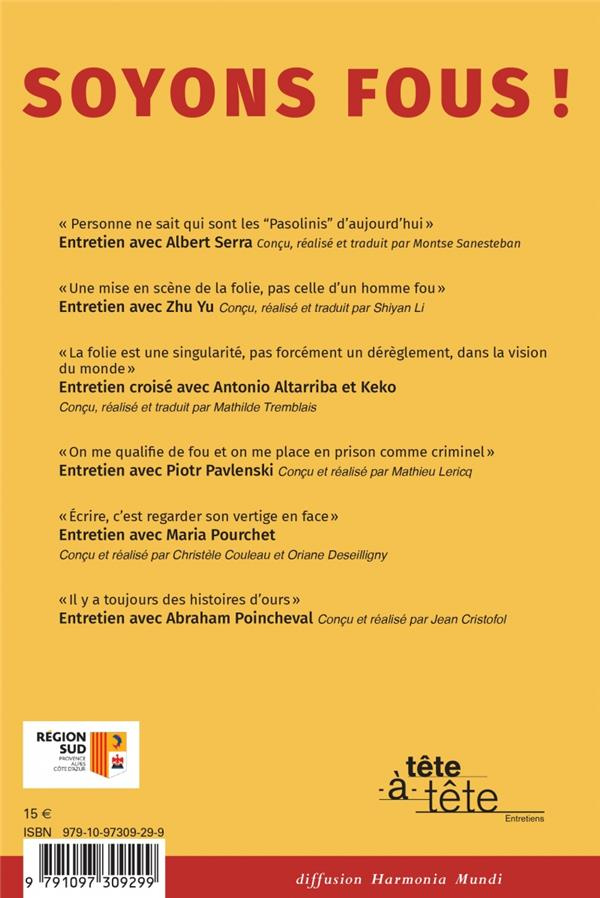 TETE A TETE 10 - SOYONS FOUS !