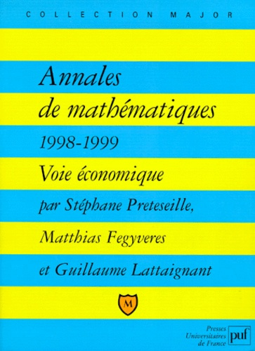 Fegyveres_Matthias_Lattaignant_Guillaume_Pr_te-Annales_de_math_matiques_1998-1999._Voie_conomique-9782130504191_0