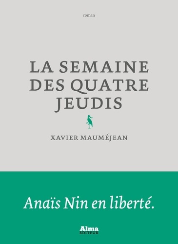 Maum_jean_Xavier-La_Semaine_des_quatre_jeudis-9782362796449_0