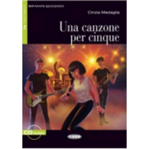 Medaglia_Cinzia-Una_Canzone_Per_Cinque._A2_avec_1_CD_audio-9788853010384_0