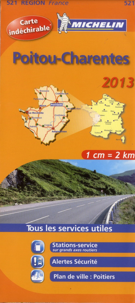Michelin-521_Poitou-Charentes_carte_ind_chirable_1_200_000-9782067181670_0