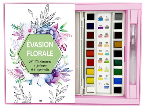 coffret-aquarelle-evasion-florale-30-illustrations-a-peindre-un-carnet-avec-des-feuilles-detach_0