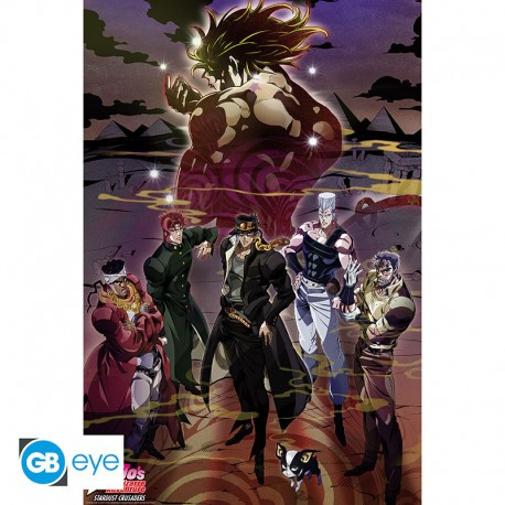 collectif-jojo-s-bizarre-adventure-poster-maxi-roule-91-5-x-61-cm-groupe_0