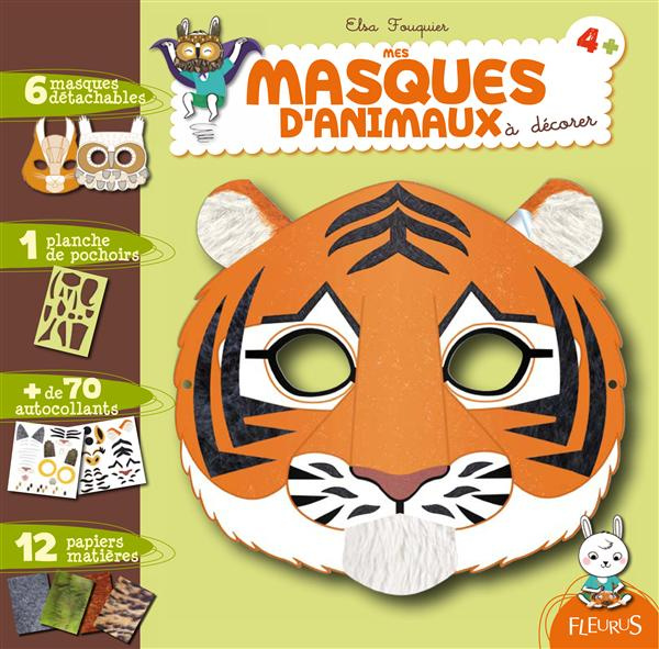 fouquier-elsa-mes-masques-d-animaux-a-decorer-6-masques-detachables-1-planche-de-pochoirs-de-70-autocollants_0