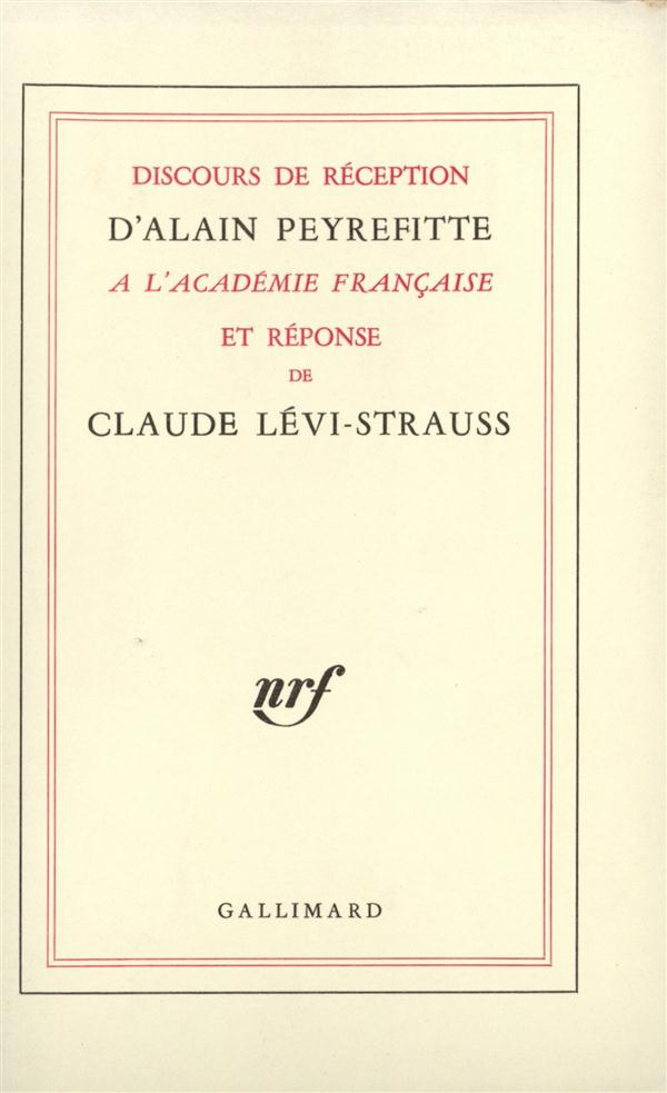 peyrefitte-alain-discours-de-reception-a-l-academie-francaise-et-reponse-de-claude-levi-strauss_0