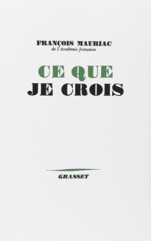 Ce que je crois