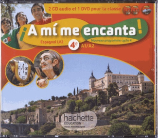 Espagnol 4e LV2 A1/A2 A mi me encanta! 1 DVD   2 CD AUDIO