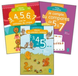 PACK J'APPRENDS LES MATHS - ANIMAUX DU CIRQUE - MATERNELLE - MS-GS 2