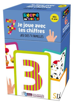 Je joue avec les chiffres. Jeu des 7 familles