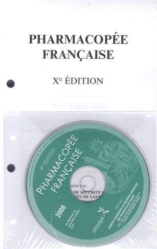 MISE A JOUR 2008 - PHARMACOPEE FRANCAISE AVEC CD ROM
