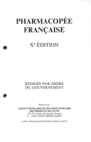 MISE A JOUR 2010 PHARMACOPEE FRANCAISE 10E ED AVEC CD ROM