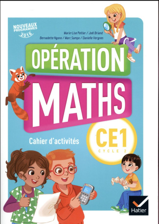 Mathématiques CE1 Opération Maths. Pack en 2 volumes : Cahier d'activités ; Le mémo, le matériel, Ed