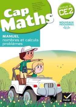 Pack Mathématiques Cycle 2 CE2 Cap Maths. Manuel, nombres et calculs - problèmes ; Le Dico-Maths - R