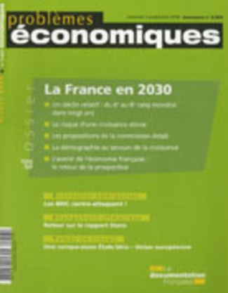 Problèmes économiques N° 2-953, Septembre 2008 : La France en 2030