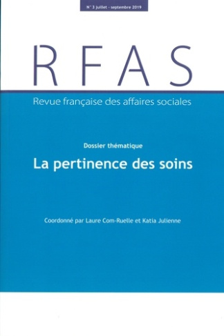 Revue française des Affaires sociales N° 3/2019 : La pertinence des soins