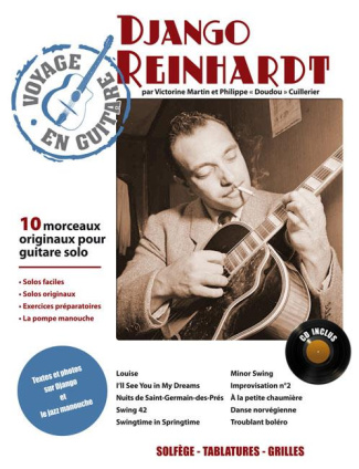 Django Reinhardt. 10 morceaux originaux pour guitare solo, avec 1 CD audio