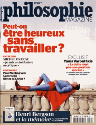 Philosophie Magazine N° 89 mai 2015 : Peut-on être heureux sans travailler ?