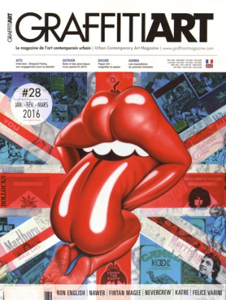 Graffiti Art N° 28, Janvier-février-mars 2016 : Paper Art : de l'art avec du papier. Edition bilingu