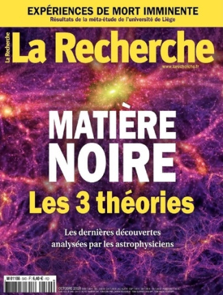La Recherche N° 540, octobre 2018