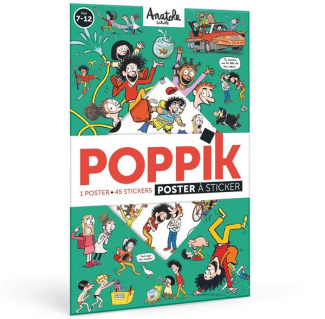 POPPIK ANATOLE - 1 POSTER + 45 STICKERS REPOSITIONNABLES