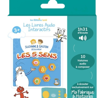 Coffret livre audio - s&g decouvrent les 5 sens