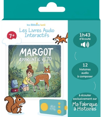 Coffret livre audio - margot apprentie veto