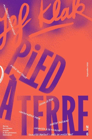 Jef Klak N° 6, septembre 2019 : Pied à terre