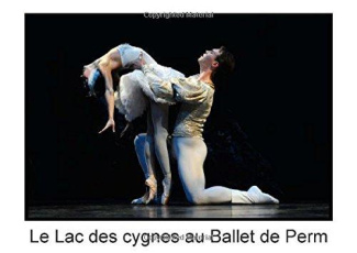 LE LAC DES CYGNES AU BALLET DE PERM LIVRE POSTER DIN A3 HORIZONTAL