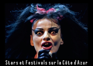 STARS ET FESTIVALS SUR LA COTE D AZUR LIVRE POSTER DIN A3 HORIZONTAL