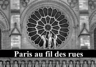 PARIS AU FIL DES RUES LIVRE POSTER DIN A4 HORIZONTAL