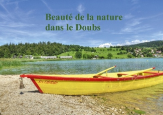 BEAUTE DE LA NATURE DANS LE DOUBS LIVRE POSTER DIN A3 HORIZONTAL