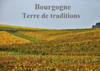BOURGOGNE TERRE DE TRADITIONS LIVRE POSTER DIN A4 HORIZONTAL
