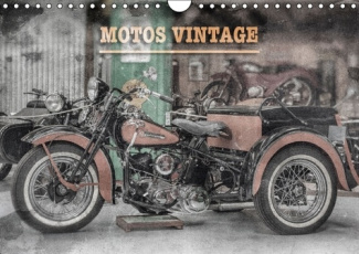MOTOS VINTAGE CALENDRIER MURAL 2016 DIN A4 HORIZONTAL