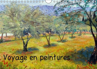 VOYAGE EN PEINTURE CALENDRIER MURAL 2016 DIN A4 HORIZONTAL