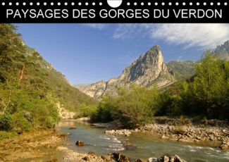 PAYSAGES DES GORGES DU VERDON CALENDRIER MURAL 2018 DIN A4 H - DES IMAGES IMPRESSIONNANTES DU