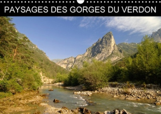 PAYSAGES DES GORGES DU VERDON CALENDRIER MURAL 2018 DIN A3 H - DES IMAGES IMPRESSIONNANTES DU