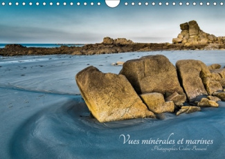 VUES MINERALES ET MARINES CALENDRIER MURAL 2018 DIN A4 HORIZ - VUES DE LA COTE BRETONNE ENTRE