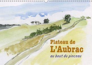PLATEAU DE L AUBRAC AU BOUT DU PINCEAU CALENDRIER MURAL 2018 - UNE RANDONNEE SUR LE PLATEAU D