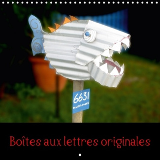 BO TES AUX LETTRES ORIGINALES CALENDRIER MURAL 2018 300 300 - DES BO TES AUX LETTRES UNIQUES