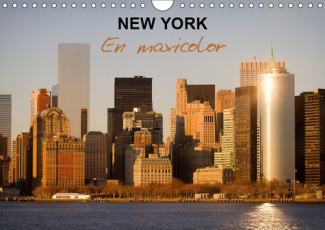 NEW YORK EN MAXICOLOR (CALENDRIER MURAL 2019 DIN A4 HORIZONTAL) - DES VUES TRES COLOREES DE NEW YORK