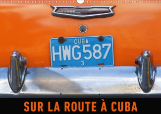 Sur la route à Cuba (Calendrier mural 2020 DIN A3 horizontal). De vieilles américaines des années ci