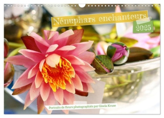 Nénuphars enchanteurs (Calendrier mural 2025 DIN A3 vertical), CALVENDO calendrier mensuel. Découvre
