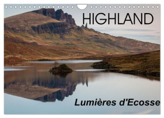 HIGHLAND, Lumières d'Ecosse (Calendrier mural 2025 DIN A4 vertical), CALVENDO calendrier mensuel. Vo