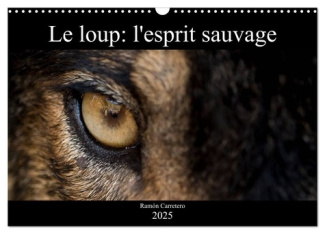 Le loup: l'esprit sauvage (Calendrier mural 2025 DIN A3 vertical), CALVENDO calendrier mensuel. Des