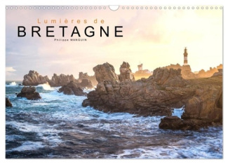 Lumières de Bretagne (Calendrier mural 2025 DIN A3 vertical), CALVENDO calendrier mensuel. 12 photog