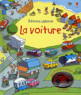La voiture. Avec jouet à friction et 4 pistes